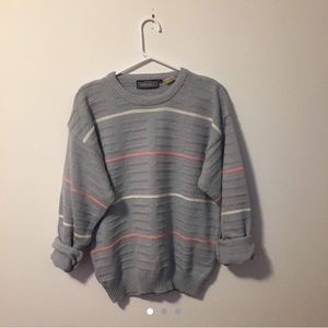 Oversized baby blue sweater